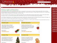 Tablet Screenshot of christmaslightsanddecorations.com